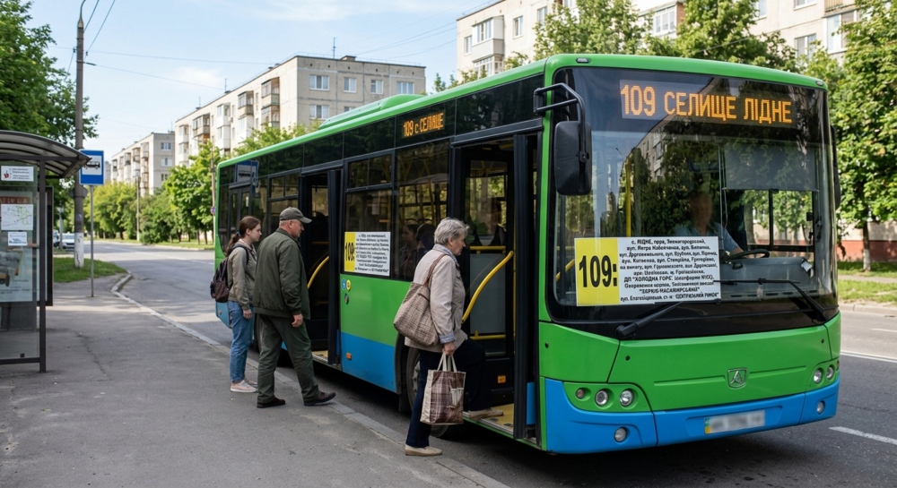 Автобус №109 в м.Харків