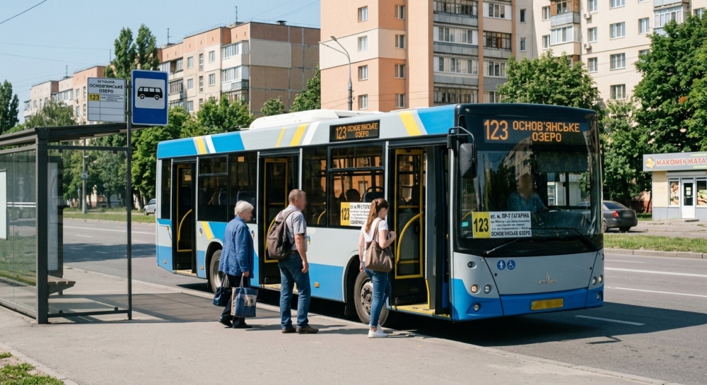 Автобус №123 в м.Харків