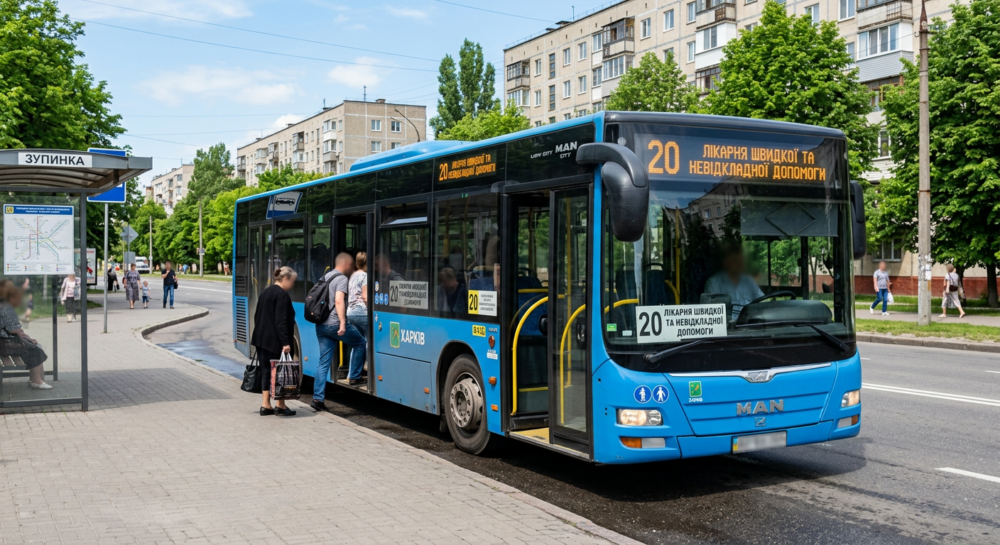 Автобус №20 в м.Харків