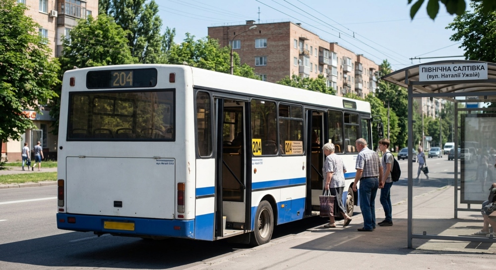Автобус №204 в м.Харків