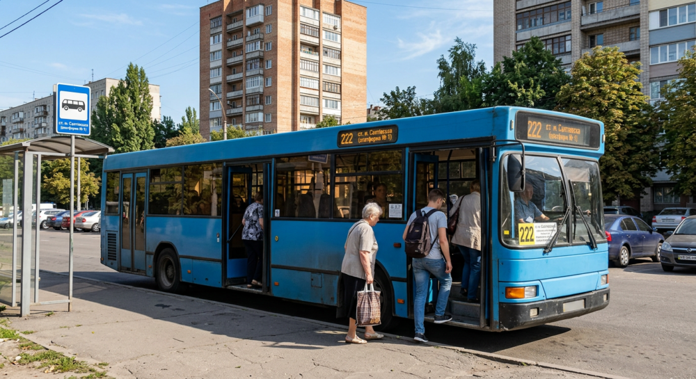Автобус №222 в м.Харків