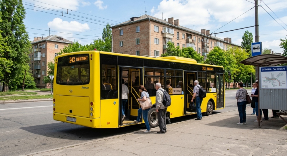 Автобус №243 в м.Харків