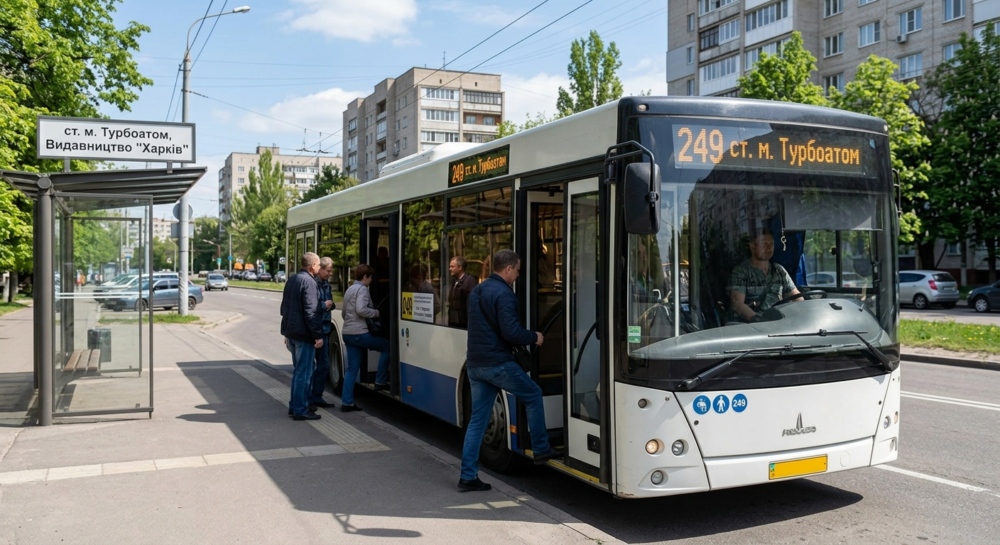 Автобус №249 в м.Харків