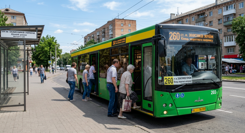 Автобус №260 в м.Харків
