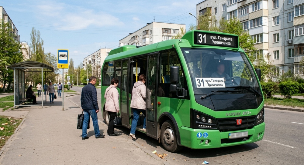 Автобус №31 в м.Харків