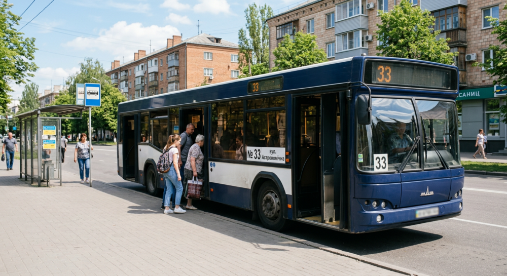 Автобус №33 в м.Харків