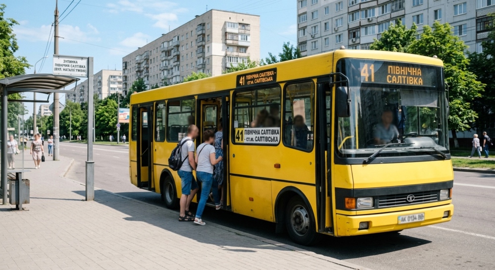 Автобус №41 в м.Харків