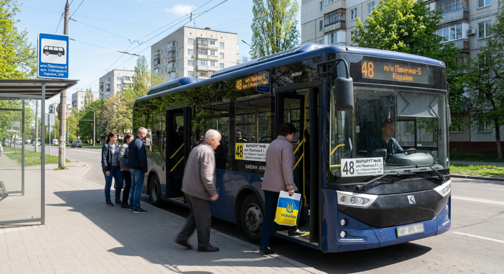 Автобус №48 в м.Харків