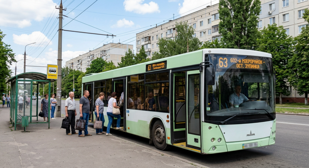 Автобус №63 в м.Харків