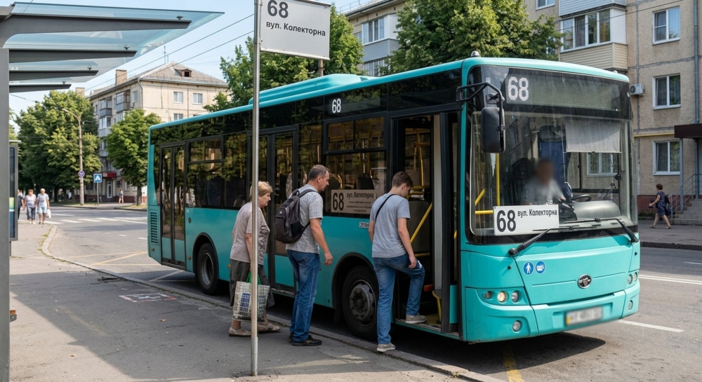 Автобус №68 в м.Харків