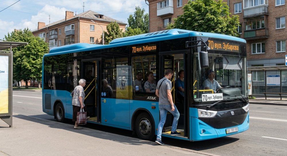 Автобус №70 в м.Харків