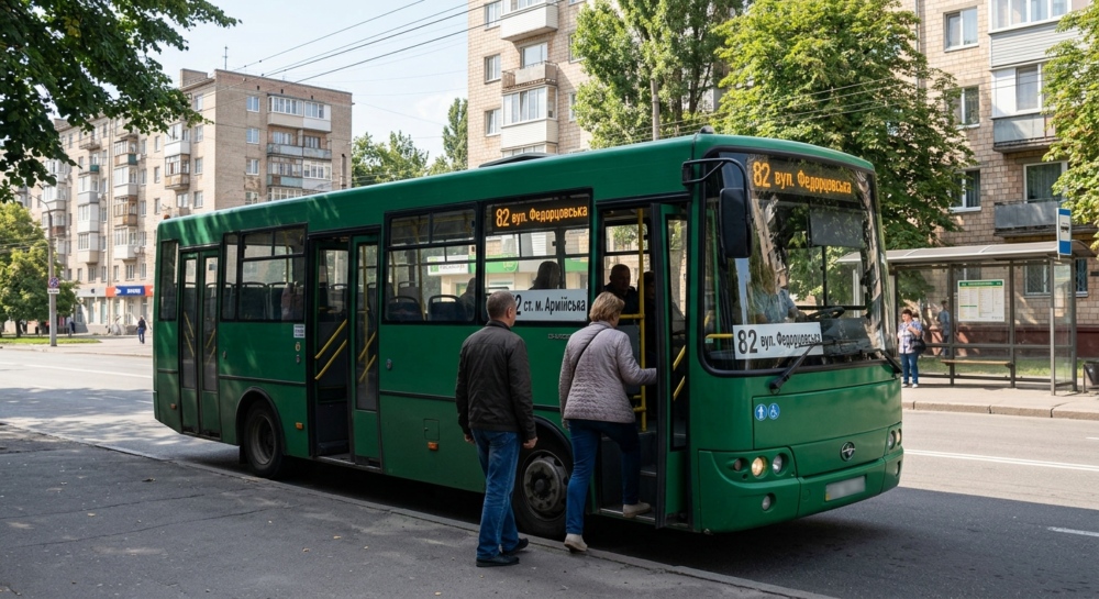 Автобус №82 в м.Харків