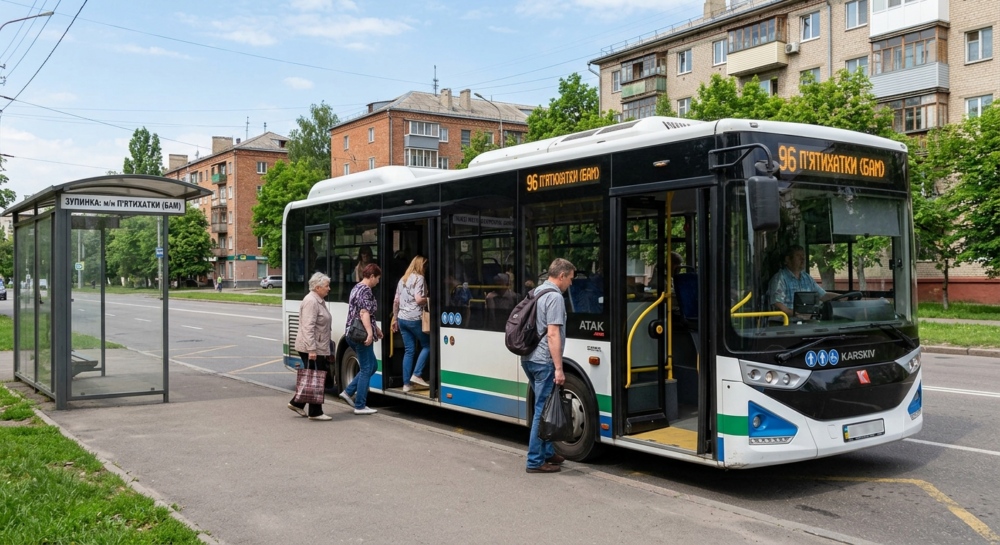 Автобус №96 в м.Харків