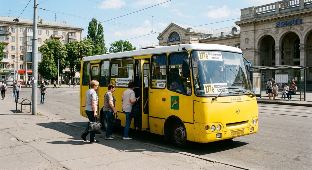 Маршрутка №277e в м.Харків