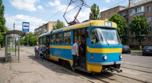 Трамвай №1 в м.Харків