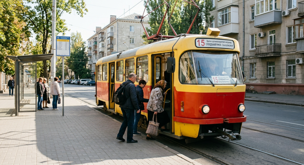 Трамвай №15 в м.Одеса