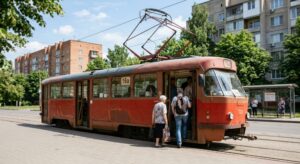 Трамвай №16а в м.Харків