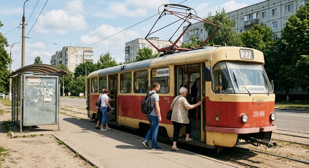 Трамвай №27 в м.Харків