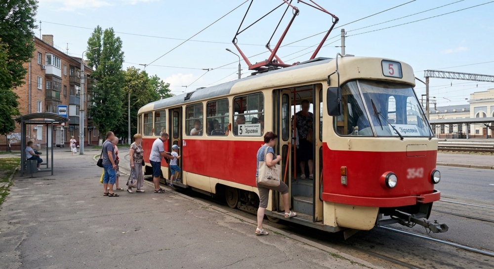 Трамвай №5 в м.Харків