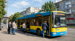 Тролейбус №12 в м.Харків