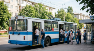 Тролейбус №2 в м.Харків