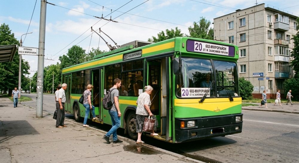 Тролейбус №20 в м.Харків