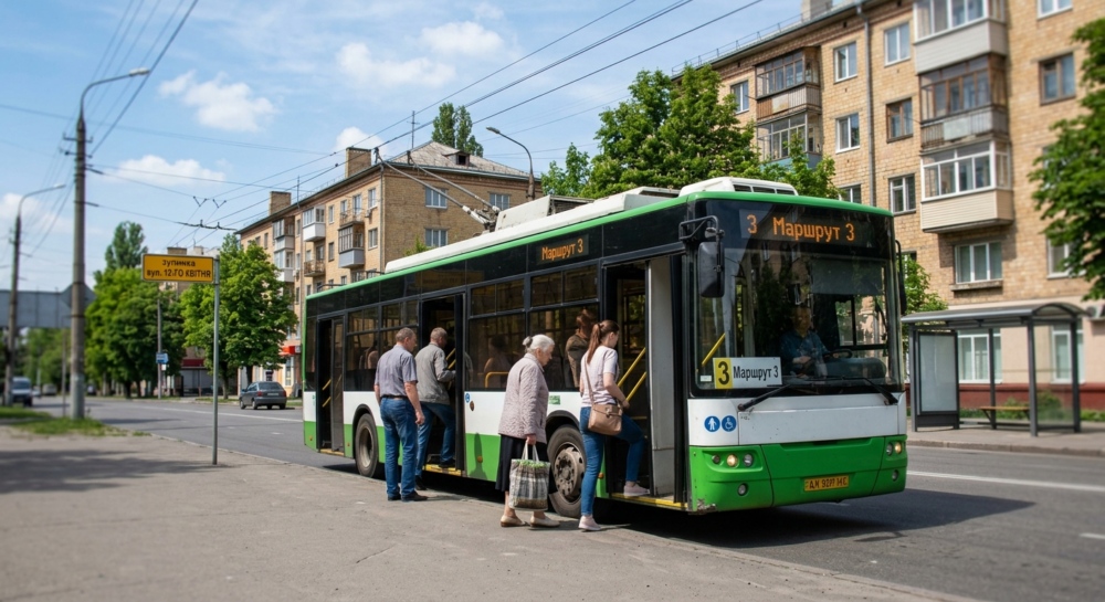 Тролейбус №3 в м.Харків