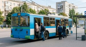 Тролейбус №40 в м.Харків