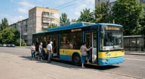 Тролейбус №46 в м.Харків