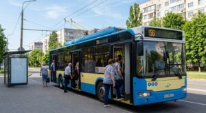 Тролейбус №56 в м.Харків