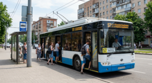 Тролейбус №57 в м.Харків