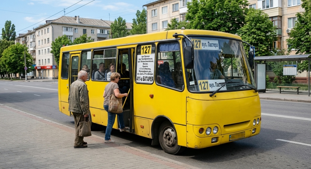 Маршрутка №127 в м.Одеса