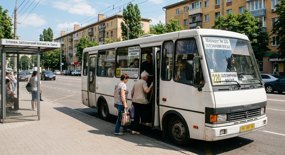Маршрутка №220 в м.Одеса
