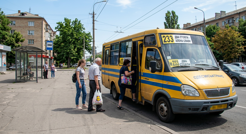 Маршрутка №233 в м.Одеса